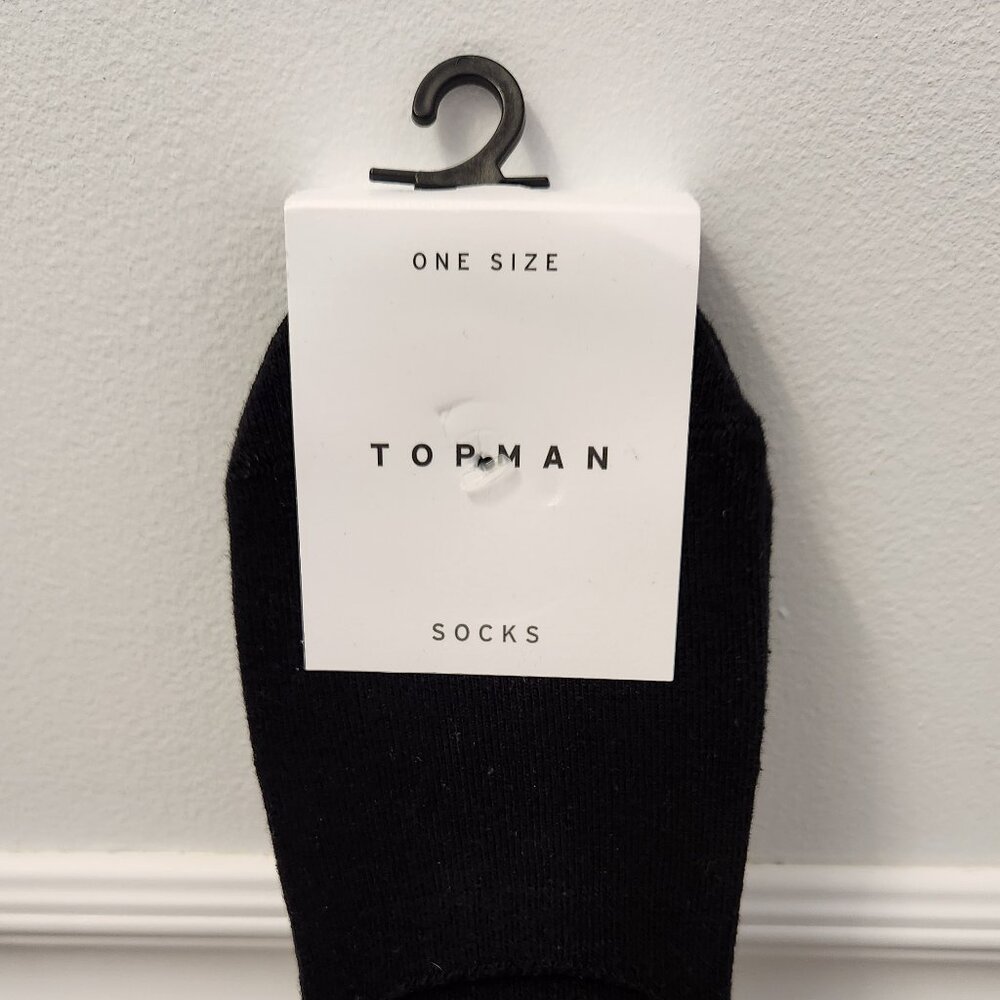 Topman black no show liner socks (5 pairs)